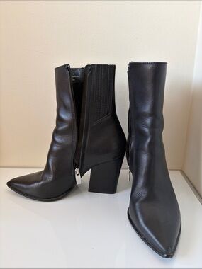Steve Madden Black Ankle Boots